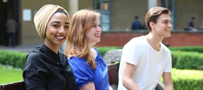 Students at Milan campus